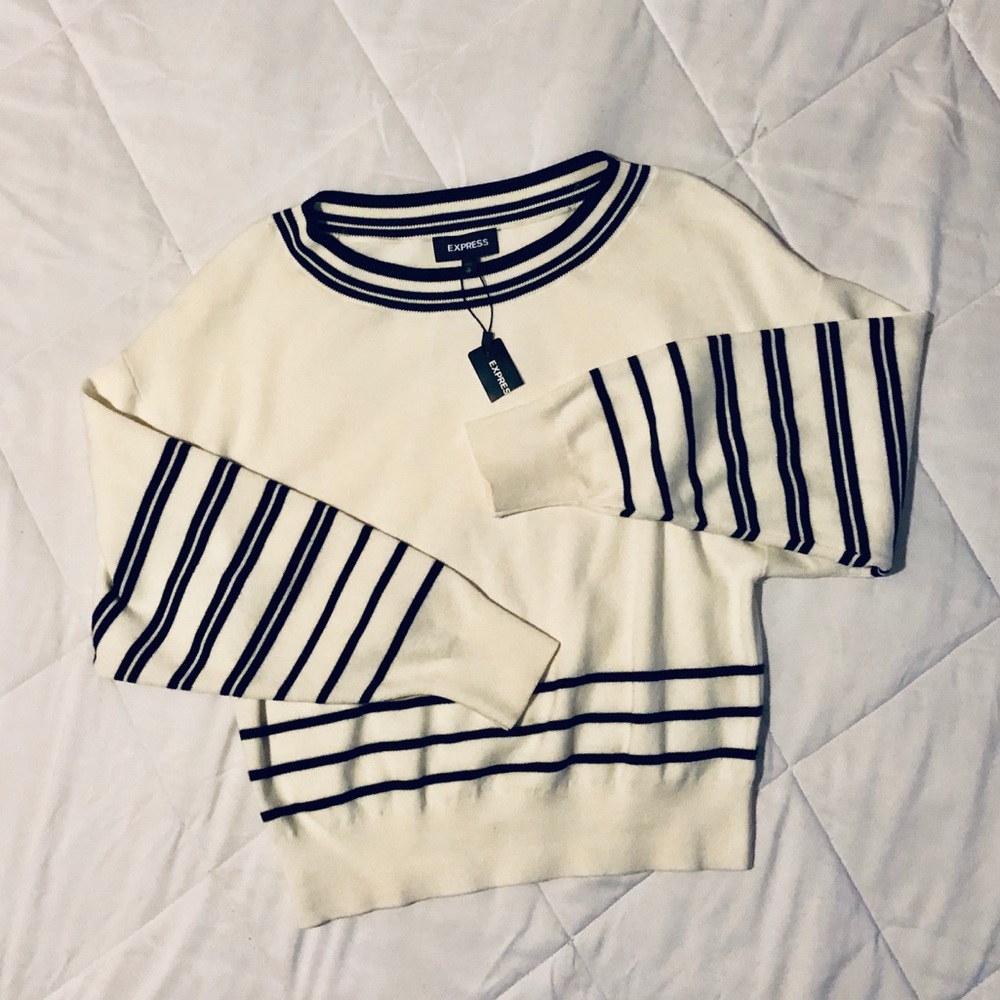 Express Striped Sweater - XS